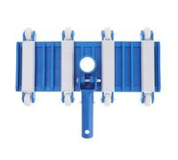 ABS Cabezal de Aspiración para Piscinas Ruedas Antideslizantes 14 Pulgadas | Cuerpo Flexible de Gran Cobertura, Fondo Liso Pesos, para Revestimientos y Azulejos de Spa