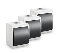 ABSINA Interruptor de superficie para lugares húmedos