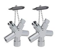 ABSINA Llave universal de 6 perfiles