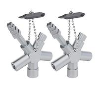 ABSINA Llave universal de 6 perfiles