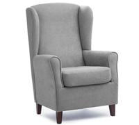 Abuelo a Gusto | Sillón Orejero Milán XL para Personas Altas - 120x80x85 cm - Butaca Amplia con Respaldo Alto y Asiento Ancho - Tela Antimanchas - Cómodo para Salón, Lectura y Uso Diario