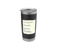 Abuelo Abuelo Grumpy Abuelos Graciosos Vaso térmico de acero inoxidable de doble pared