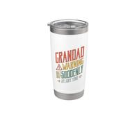 Abuelo advertencia puede siesta repentinamente en cualquier momento abuelo retro Vaso térmico de acero inoxidable de doble pared