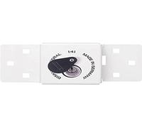 Abus 141/200+ 25/70 W - Cierre universal con candado Diskus llave puntos integrado para vehículo comercial blanco
