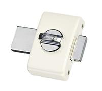 Abus 36959 W V B EK - Cerrojo de botón sin cierre con llave/bodega color blanco