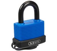 Abus 70IB 24988 - Candado para uso al aire libre, acero inoxidable, afinados 6401, azul