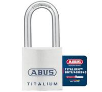 Abus 80TI/40HB40 - Candado Titalium arco Nano protect y llave de 6 pitones 40mm arco largo