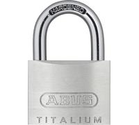 ABUS Candado de cilindro 54TI/40 Lock-Tag, cierre distinto, 2 llaves, aluminio, Niv.3, 12 uds