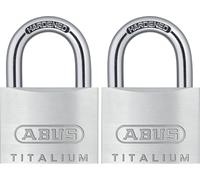 ABUS Candado ABU54TI40TC 54TI/40, juego de 2, 40 mm, 2 unidades