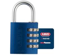ABUS Candado de Combinación 145/40 - Cerradura de Aluminio para Maletas | Candado robusto con código de 4 dígitos, cuerpo anodizado anticorrosión y arco con resorte para taquillas o armarios.