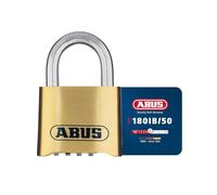 ABUS Candado de Combinación 180IB/50 - Latón, Resistente a la Intemperie