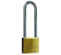 ABUS Candado de latón 65/30BH60 – arco alto, arco de acero endurecido, nivel de seguridad 4