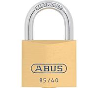 ABUS Candado de latón 85/40 - para puertas de sótanos, cobertizos y mucho más - resistente a la intemperie - cuerpo del candado de latón - grillete de acero endurecido - nivel de seguridad 6