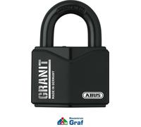 ABUS Candado Granit 37/55 para su uso en exteriores - de acero especial endurecido - con cilindro de disco ABUS-Plus - nivel de seguridad ABUS 10