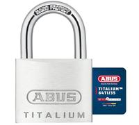 ABUS Candado Titalium 64TI/35 - Aluminio Especial, Arco Acero