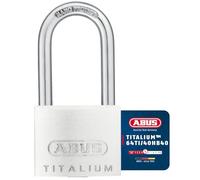 ABUS Candado de Titalium 64TI/40HB40 - con arco alto - candado para sótanos con cuerpo de aluminio macizo especial - arco de acero endurecido - nivel de seguridad ABUS 5