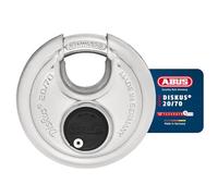 ABUS Candado Diskus 20/70 - Nivel de Seguridad 9, Acero Inoxidable