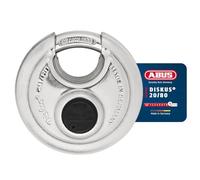 ABUS Candado Diskus® 20/80 - resistente a la intemperie, ideal para el jardín - con tecnología de soldadura Diskus® para un blindaje extremo - nivel de seguridad ABUS 9 - plateado