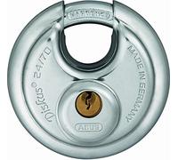 ABUS Candado Diskus 24/70 de Acero Inoxidable - Nivel de Seguridad 8