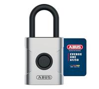 ABUS Candado EVEROX One – sin llave con botón, bloqueo automático, 50 mm, 6 unid.