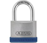 ABUS Candado Silver Rock 5/40 - Zinc, nivel de seguridad 5 | Cilindro de precisión de 5 patillas de acero endurecido con Nano Protect, para puertas de sótanos y taquillas