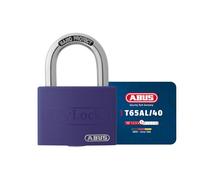 ABUS Candado T65AL/40 myLOCK - Aluminio, Escribible, Lila