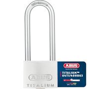 ABUS Candado de Titalium 64TI/40HB63 - con arco alto - candado para sótanos con cuerpo de aluminio especial - arco de acero endurecido - nivel de seguridad ABUS 5