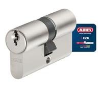 ABUS Cilindro de perfil E20NP 30/30 - cerradura para puertas de casas y viviendas- juego de 3 - incluye 3 llaves - nivel de seguridad ABUS 5