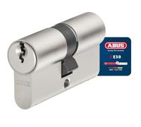 ABUS Cilindro de perfil E30NP 50/50 - cerradura para puertas con función de emergencia y seguridad, incluye 5 llaves - nivel de seguridad ABUS 6
