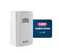 ABUS Detector de Agua HSWM10000 - Alerta en Caso de Fugas de Agua en cocinas, baños o sótanos - Alarma de 85 dB - Pila reemplazable - Blanco