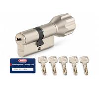 Abus EC660 ECK660 Mando Longitud (a/B) Z45 / K45mm (C = 90mm) con 5 Llave, con Tarjeta