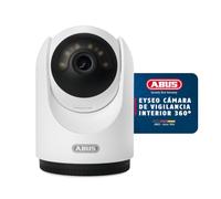 ABUS EYSEO Cámara de vigilancia Interior de 360° | 3K, detección y seguimiento de personas/mascotas, privacidad, visión nocturna a color, audio bidireccional, sin suscripción