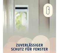 ABUS FUEM45000, Blanco, Inalámbrico, Plástico, Para uso interior, Alcance de 100 metros, Frecuencia de 868,3 MHz