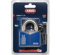 ABUS Candado GRANIT 37ST/55 – Acero inoxidable, cilindro de disco Plus, nivel 10 – 2 unid.