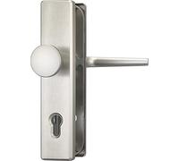 Abus Herraje de protección de puerta HLS214 F9, acero inoxidable, 31698