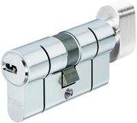 ABUS KD6PSN Z50/K50 mm Bkn - Cilindro de botón, niquelado