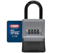 ABUS Caja portallaves KeyGarage 737 Mini – arco de sujeción, hasta 8 llaves – negro y plateado