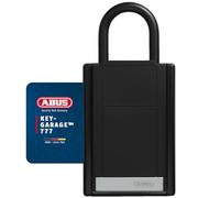 ABUS KeyGarage 777 - Caja para llaves con soporte de montaje - con código de llave - para llaves o pequeños objetos de valor - negro-plata