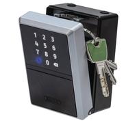 ABUS Caja de llaves inteligente Keygarage One 787 – Bluetooth, app o código, 20 llaves, negro
