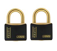 Abus Mecánico T84MB/40mm Negro Inoxidable Candado Pack Doble Cardado ABUT84MB40T