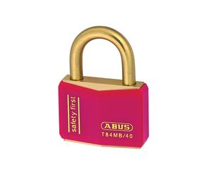 Abus Mecánico T84MB/40mm Rojo Inoxidable Candado Mismo Cierre 8404 ABUKA37824