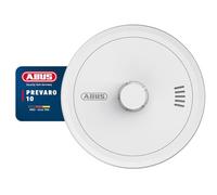 ABUS Prevaro 10 - Detector de Calor Certificado para Cocina, Baño, Garaje y Sótano - con Batería de 10 Años, Autotest Automático y Gran Botón de Prueba