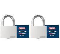 Abus T65AL/40_BLANCO - Candado My Lock aluminio 40mm Blanco (Paquete de 2)