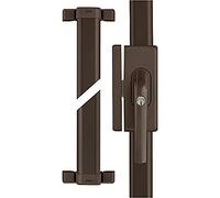 ABUS Ventana Barra de candado fos650 B 1 Pieza, marrón, 73013
