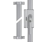ABUS Ventana Barra de candado fos650 S 1 Pieza, Plata, 73020