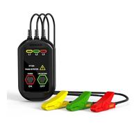 Abxvgsfdve Detector de Secuencia de Fase Sin Contacto 3 Fases 45/65 Hz LED | Diagnóstico integral: identifica pérdida de fase y cables faltantes (L1/L2/L3), localiza líneas energizadas sin contacto.