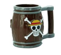 ABYSSE Taza 3D One Piece Barril Jolly Roger logo
