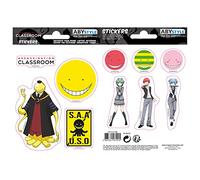ABYSTYLE - Asination CLASSROOM - Pegatinas - 16 x 11 cm - 2 tablones - Koro