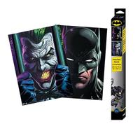 ABYstyle Juego de 2 pósteres DC Comics Batman y Joker 52 x 38 cm