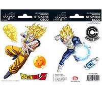 ABYstyle Pegatinas Dragon Ball 16x11 cm 2 caras Goku/Vegeta